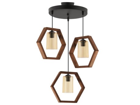 OPVIQ Luster Hexagon Triple Dark B Glass