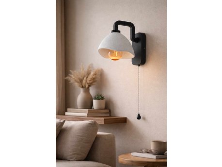 OPVIQ Zidna lampa Beton Black