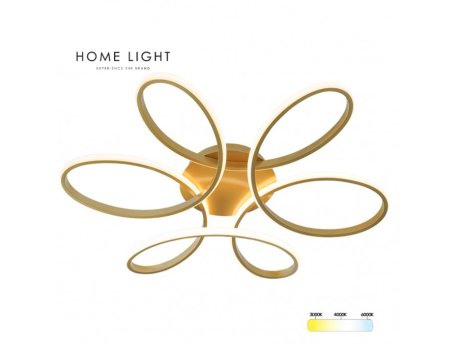 HOME LIGHT Solea 164 CCT LED plafonjera zlatna