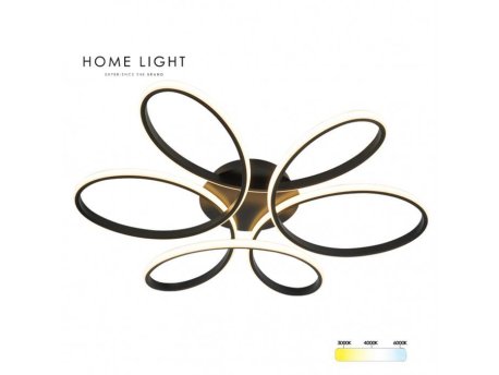HOME LIGHT Solea 164 CCT LED plafonjera crna