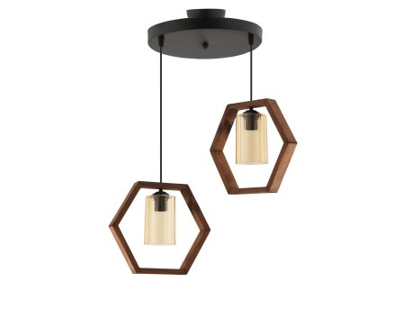 OPVIQ Luster Hexagon Double Dark B Glass