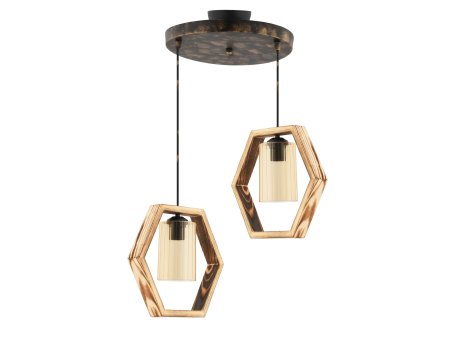 OPVIQ Luster Hexagon Double G Glass