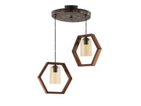 OPVIQ Luster Hexagon Double Dark G Glass