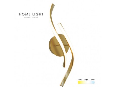 HOME LIGHT Solea 162 CCT LED zidna lampa zlatna