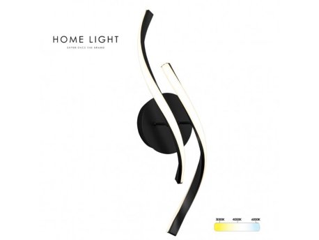 HOME LIGHT Solea 162 CCT LED zidna lampa crna