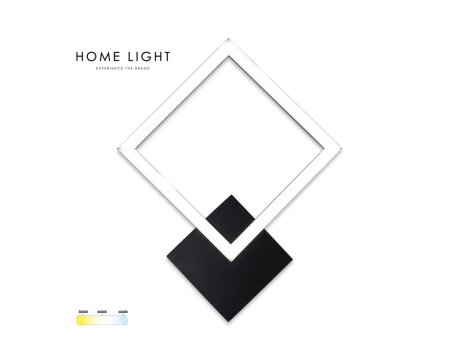 HOME LIGHT Solea 157 CCT LED zidna lampa crna
