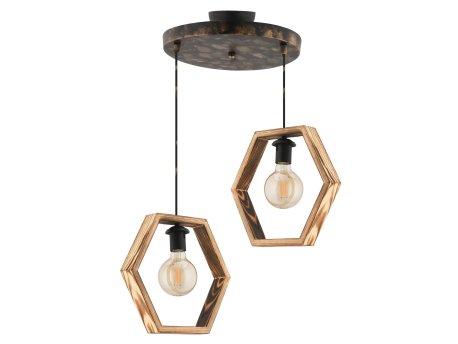OPVIQ Luster Hexagon Double G