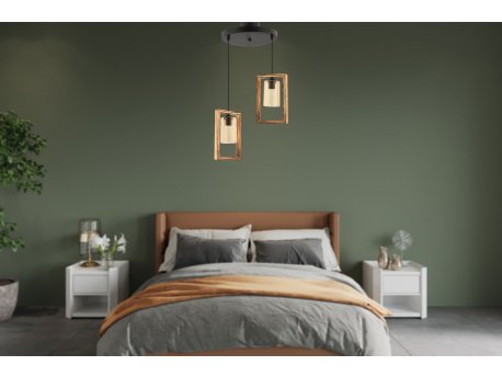 OPVIQ Luster Rectangle Double B Glass