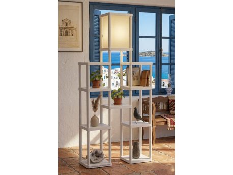 OPVIQ Podna lampa Twins White