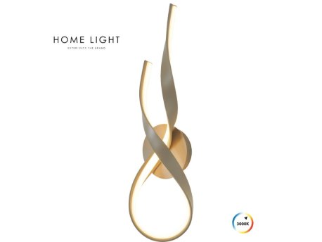HOME LIGHT Solea 137 LED zidna lampa Cappuccino