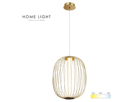 HOME LIGHT Solea 67 CCT LED visilica zlatna