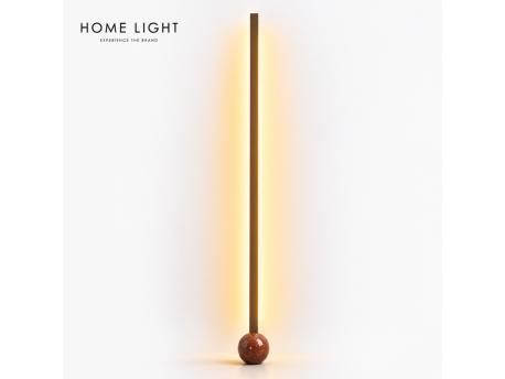 HOME LIGHT Solea 167 LED podna lampa cappuccino/crvena