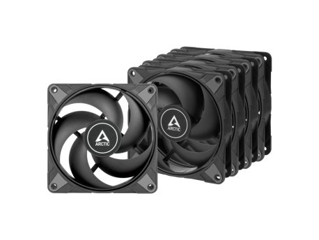 Arctic P12 MAX 5 pack set ventilatora black ACFAN00289A