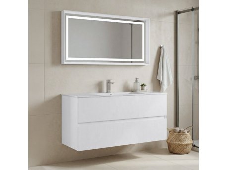 HANAH HOME Kupatilski ormarić sa umivaonikom i ogledalom (2 komada) Nest 121 v2 551
