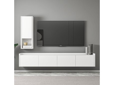 HANAH HOME TV polica Sema - White