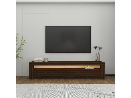 HANAH HOME TV polica Batı Walnut