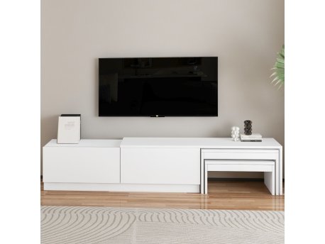 HANAH HOME TV polica Nest White