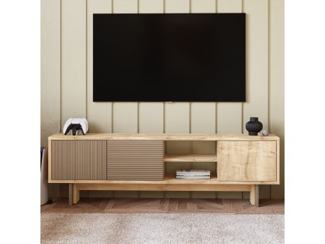 HANAH HOME TV polica Ravello Warm Oak Sapphire Oak