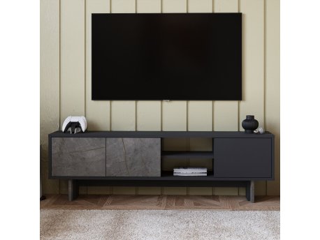 HANAH HOME TV polica Ravello Marble Anthracite