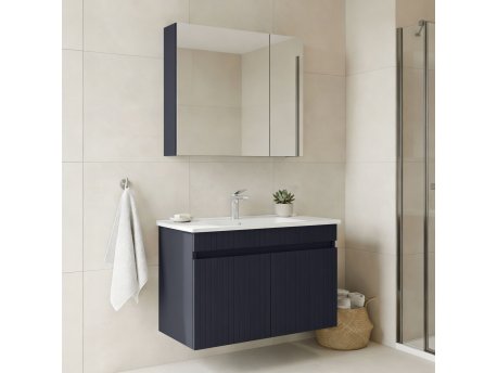 HANAH HOME Kupatilski ormarić sa umivaonikom i ogledalom (2 komada) Tivoli 85 695