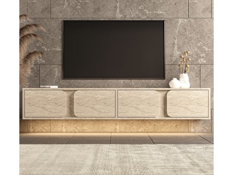 HANAH HOME TV polica Helen Travertine