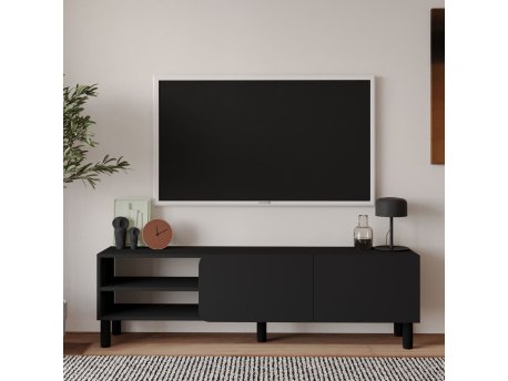 HANAH HOME TV polica River - Anthracite