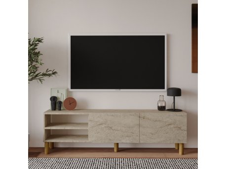HANAH HOME TV polica River Travertine