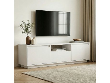 HANAH HOME TV polica Sentinel Natural White