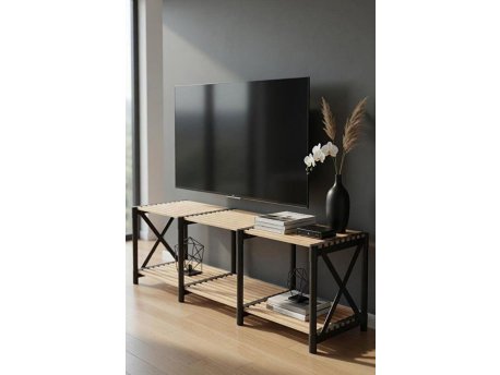 HANAH HOME TV polica Tv Unit Black