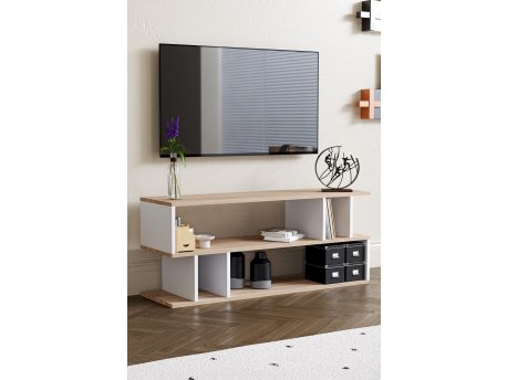 HANAH HOME TV polica Selya Sonomo Oak White