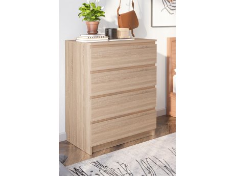 HANAH HOME Komoda Derinkuyu 4 Sonomo Oak