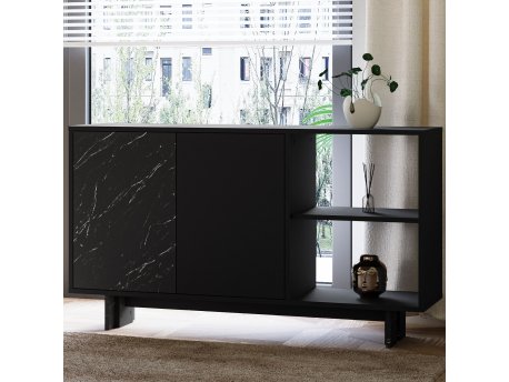 HANAH HOME Konzola Ravello Black Marble
