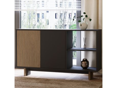 HANAH HOME Konzola Ravello Warm Oak Anthracite