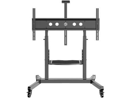 ONKRON Mobile TV Stand Rolling TV Cart for 50 to 100-Inch Screens up to 120 kg, black