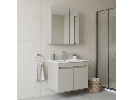 HANAH HOME Kupatilski ormarić sa umivaonikom i ogledalom (2 komada) Arno 65 776