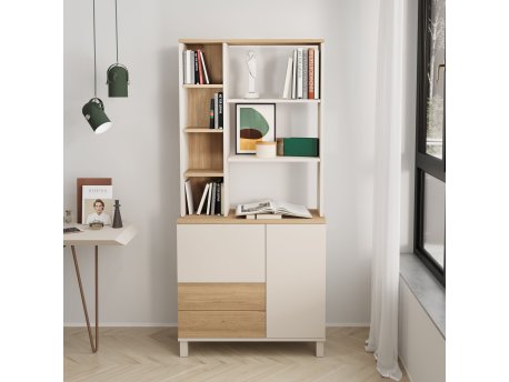 HANAH HOME Polica za knjige Mood MD6 CS