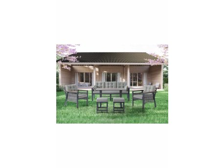 HANAH HOME Baštenske garniture Lilyum 3+1+1+2 Multicolor