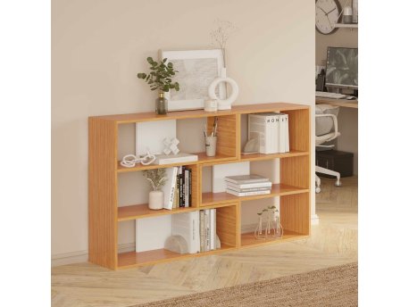 HANAH HOME Polica za knjige Aruba Natural White