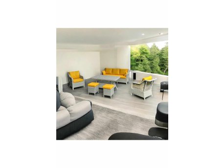 HANAH HOME Baštenska garnitura Rondi Yellow
