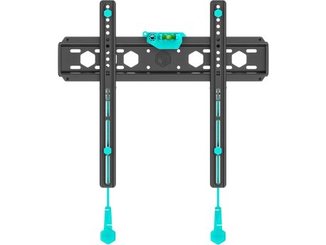 ONKRON Fixed TV Wall Mount for 32 to 65-inch Flat Panel TVs Digital Panels 56,8 kg, Black