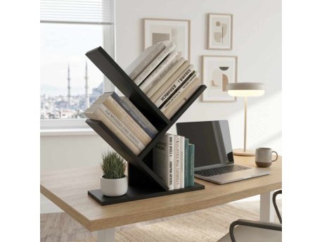 HANAH HOME Polica za knjige Tree Black
