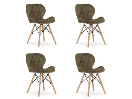 Bolzz LAGO stolica od somota - set 4komada braon