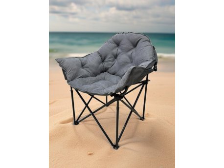 Bolzz Sklopiva stolica za kampovanje RELAX GRAY