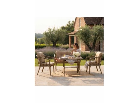 HANAH HOME Baštenska garnitura Manolya Beige