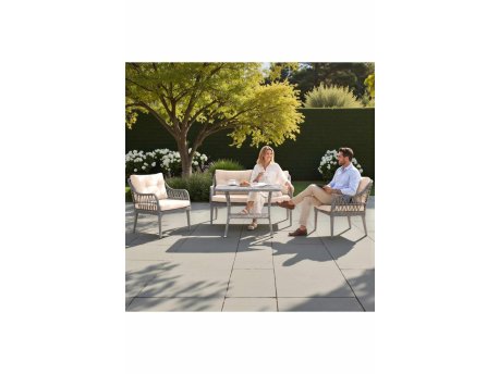 HANAH HOME Baštenska garnitura Fiori Cream