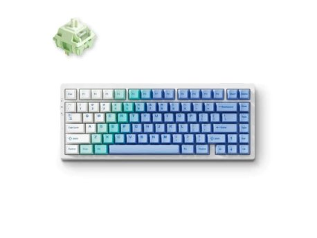 MCHOSE Bežična gaming tastatura G75 Pro Artic Snow/Matcha Latte switch/Mehanical
