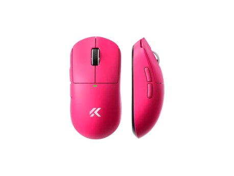 MCHOSE Bežični gaming miš A5 V3 Ultra Rose Red /PAW3395/8KHz pooling/Omron Mechanical