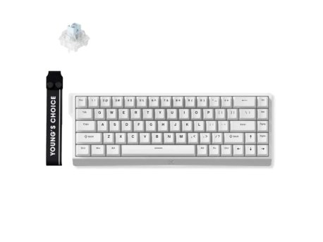 MCHOSE Gaming tastatura Ace 68 White No RGB/Ice Blue Magnetic switch