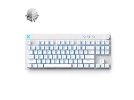 MCHOSE Gaming tastatura Mix 87 White/Mount Tai Magnetic switch GT