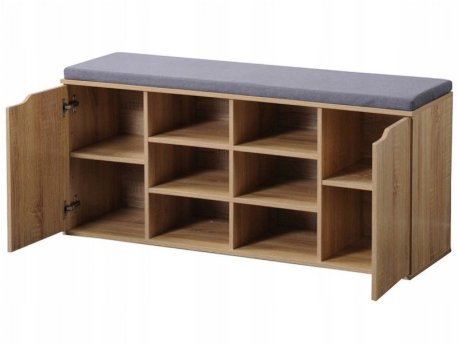 KESPER KSP15928-Drveni cipelarnik sa klupom OUTLET